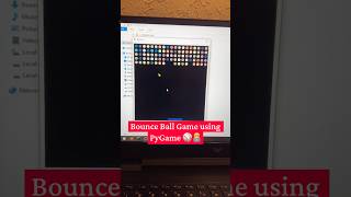 Bounce Ball Game using PyGame Python ⚾️🧑‍💻 #pygame #python