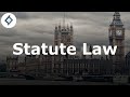 Statute law  public law