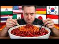 I Tried Every Country's Spicy Challenge (7M+ Scoville)