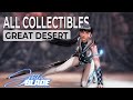 Stellar blade great desert collectibles  all upgrades nano suits soda cans data 100 guide