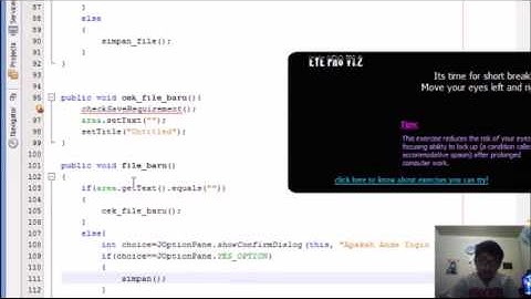 Tutorial Membuat Notepad Sederhana Dengan Java