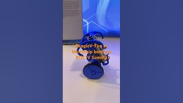 BeagleV-Fire at Microchip booth at RISC-V Summit #riscv #ubuntu #fpga #mip #robotics
