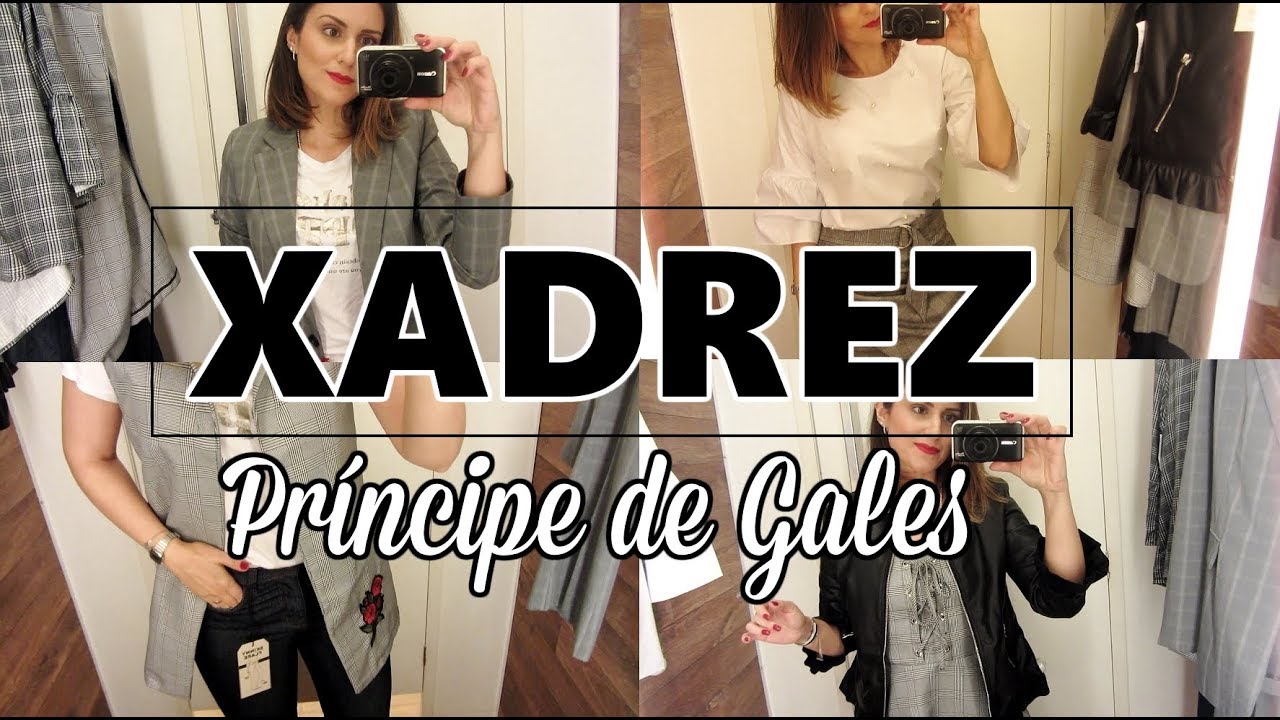 Dicas de looks - Xadrez Príncipe de Gales | Achadinhos na Riachuelo #NoProvadorComNati 85 - YouTube