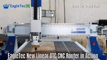 EagleTec New Linear ATC CNC Router in Action
