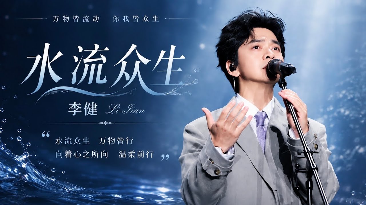 【李健/LiJian】《水流众生》太好听了!冷冷的冬天就要听李健老师的歌声🎶 |#李健 2026.01.24 热爱之城演唱会 南宁 - YouTube