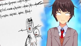 SAYORI LEE EL POEMA PERTURBADOR DEL PROTAGONISTA!!! DOKI DOKI LITERATURE  CLUB RAINSCLOUD - YouTube