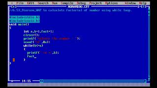 6.53 Pearson find factorial of given number using while loop 2