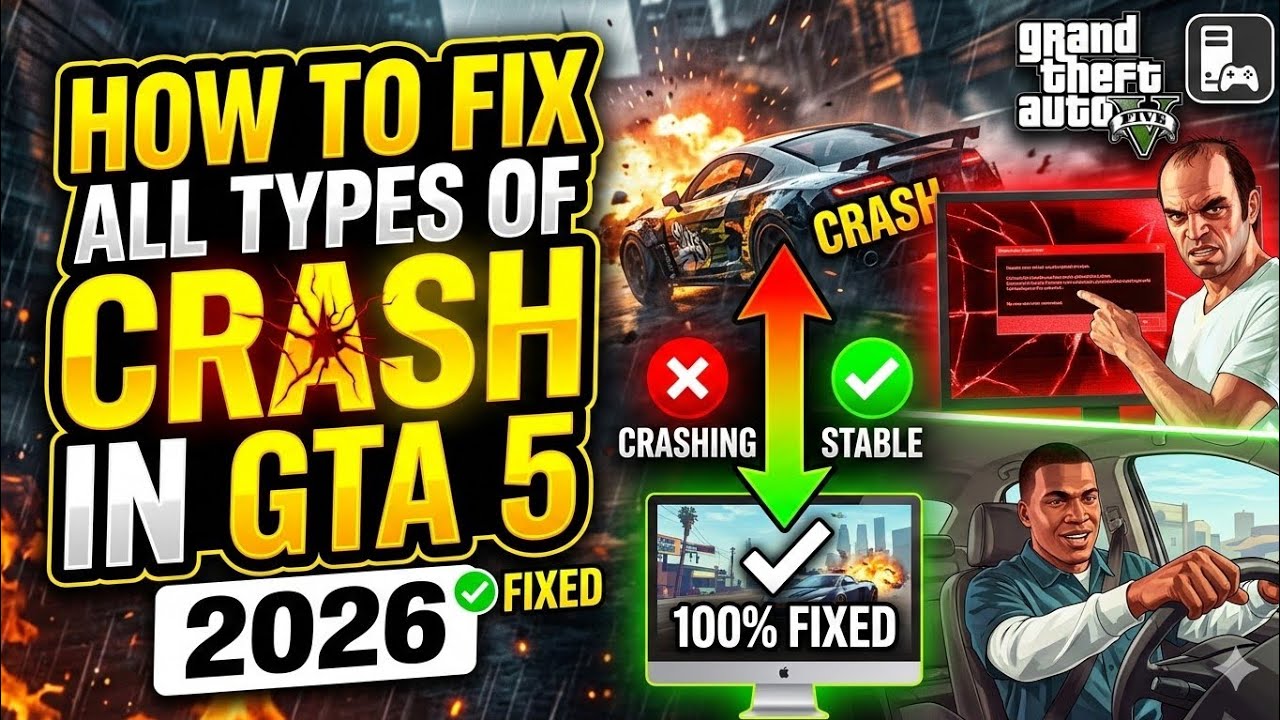 How to Fix GTA 5 Crash on Loading Screen (2026) | 100% Working Fix ...