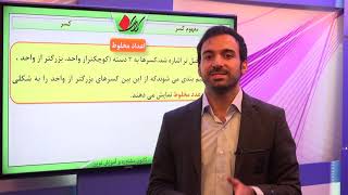 ریاضی ششم   فصل دوم   مفهوم و مقایسه کسرها   مفهوم کسر   قسمت 1