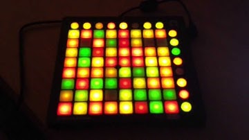 Novation Launchpad Mini controlled with Python script