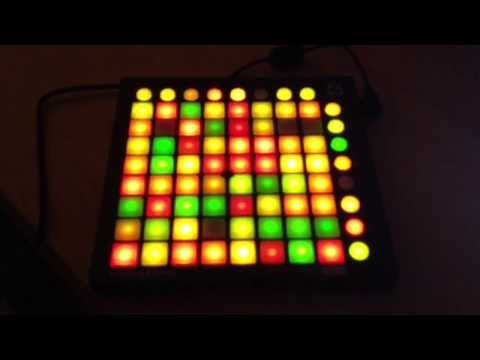 Novation Launchpad Mini controlled with Python script