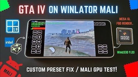GTA IV ON ANDROID  WINLATOR GLIBC V3 GAMEPLAY TEST  EASY FULL SETUP IN ANDROID