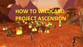 How to play Wildcard on Project Ascension (With subtitles)