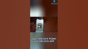 Open WELOCK PCB41 with WELOCK APP #smartlock #welock #diy