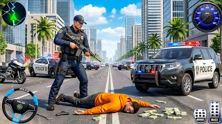 Simulateur de poursuite en voiture de police 3D - Jeu de police - Gameplay Android screenshot 5