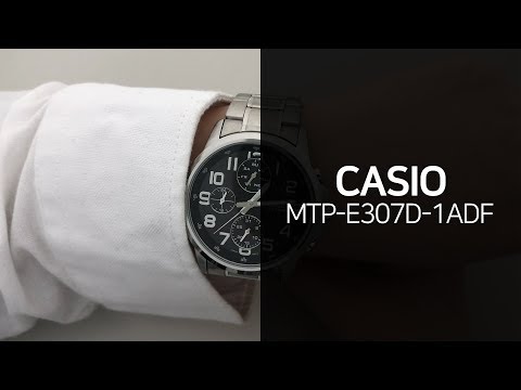 카시오 MTP-E307D-1ADF 아날로그 메탈시계 리뷰 영상