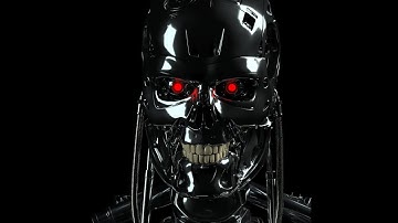 Terminator t 800 3D model Scene 2