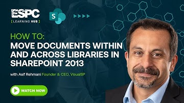 How To Move Documents Within and Across Libraries in SharePoint 2013