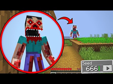 MINECRAFT MOST SCARY SEEDS 😱 | MINECRAFT HORROR SEED 666 | MINECRAFT ...