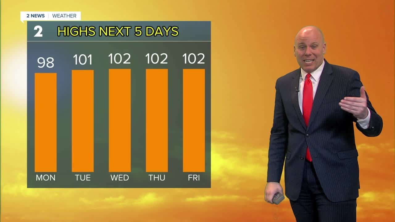 Triple digit heat to return this week - YouTube