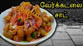 PEANUT HEALTHY EVENING SNACK | STREETSIDE PEANUT MASALA CHAT / SALAD| ENGLISH SUBTITLES/ வேர்க்கடலை