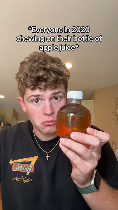 Apple Juice Bottle that sounds like you’re biting an Apple!