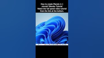 How to create Planets in 1 minute? Blender Tutorial #planet #star #blender #3dmodeling #tutorial