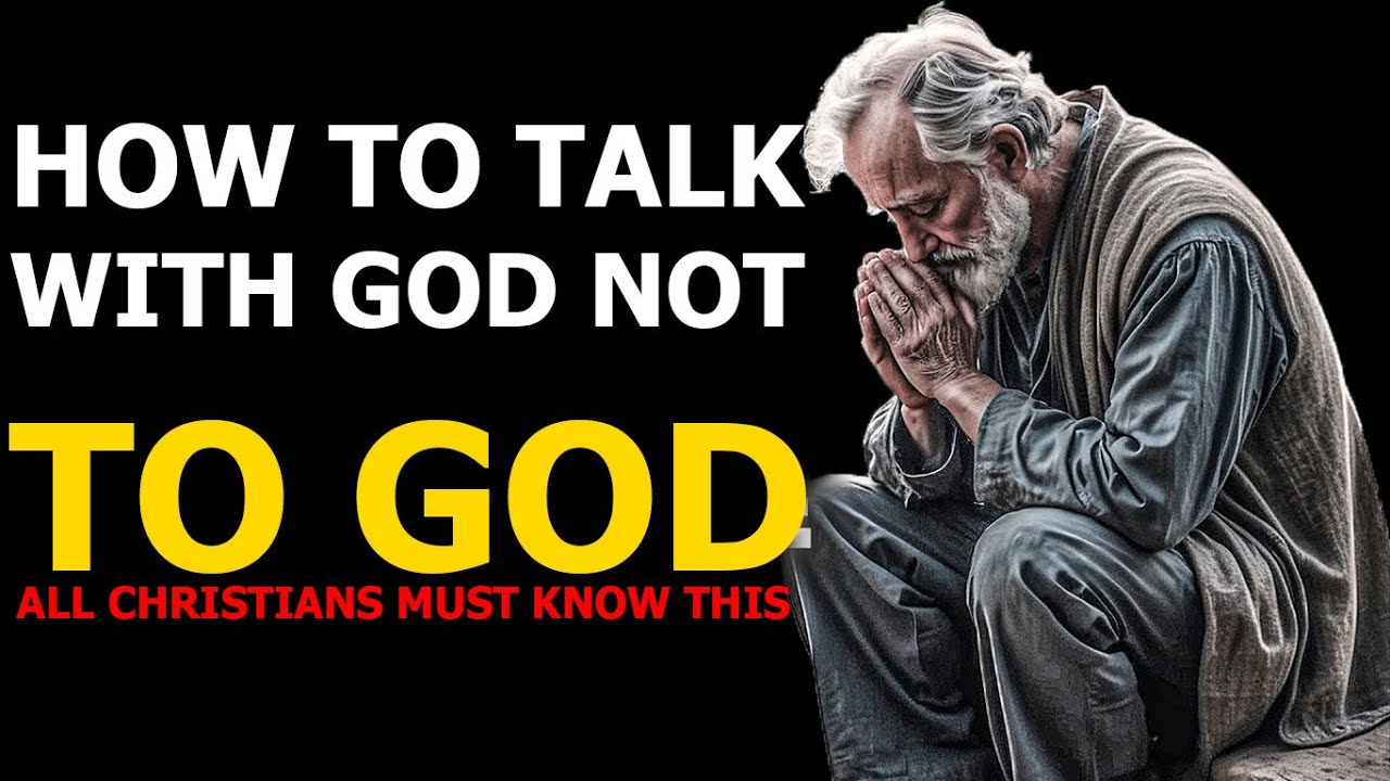 A Short Guide on how to talk WITH GOD, not to God. - YouTube
