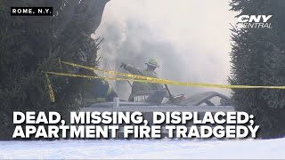 One killed multiple displaced in fire at Rome apartment complex