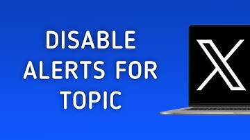 How To Disable Notifications For Topic On X On PC
