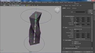 IK Spline Handle tool Advance Twist Controls - Object Rotation Up Maya Rigging Tutorial - Beginners