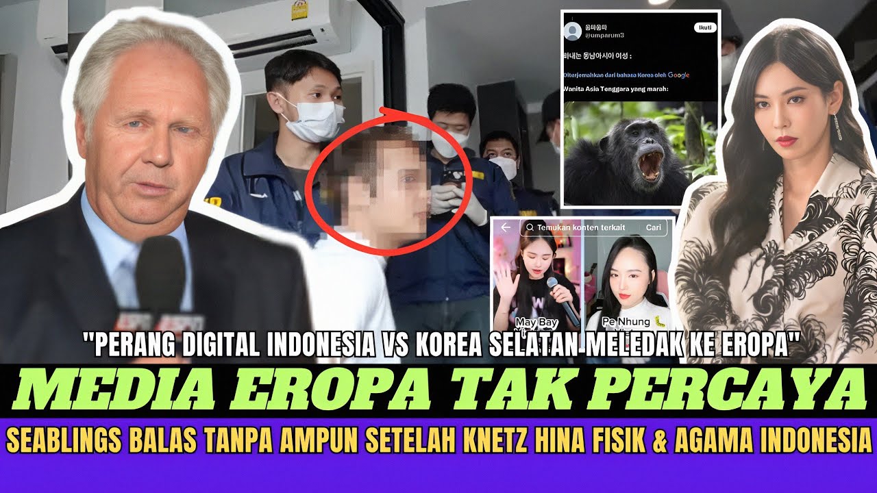 EROPA KAGET‼️Indonesia Diserang Rasis Knetz, Media Eropa Dukung Indonesia! SEABLINGS vs KNETZ