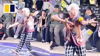 Elderly Mans Popping Skills Stun Audience At Dance Audition In China