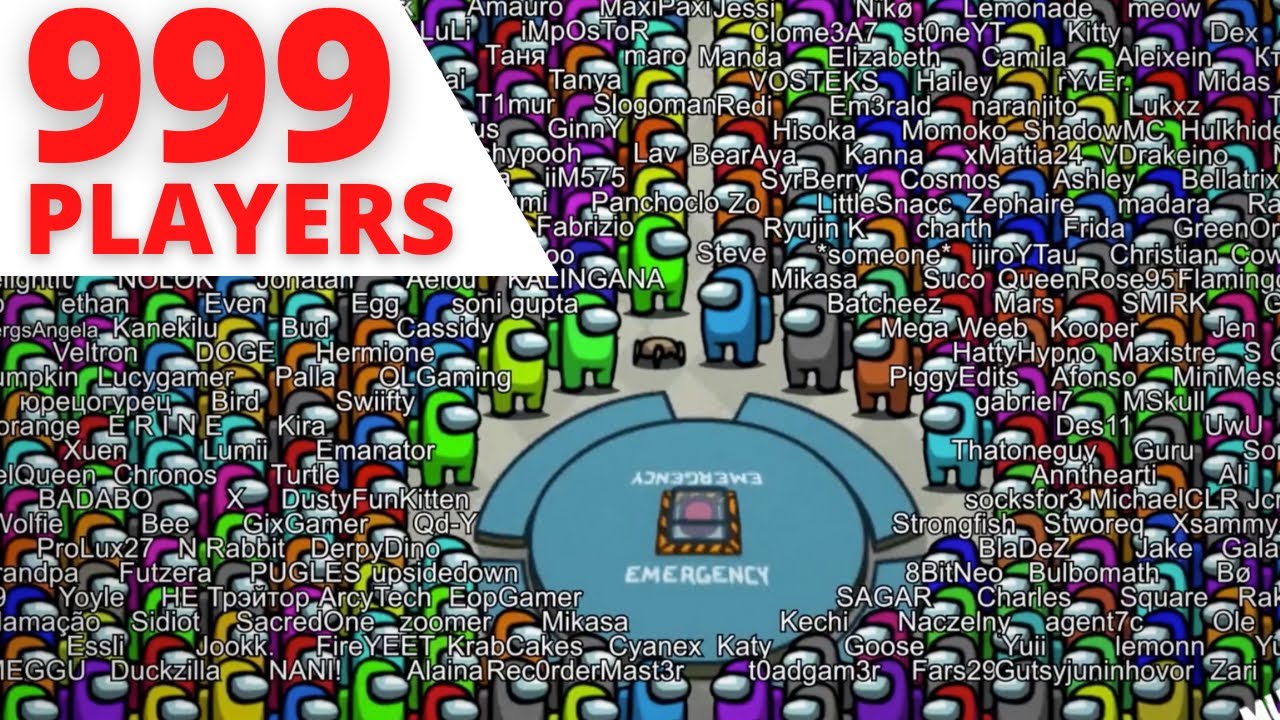 AMONG US but with 999 PLAYERS