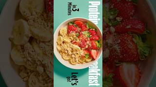 3-Minute High Protein Breakfast Bowl #cleanfuel #fatloss #vegan #diethacks #eatbetter