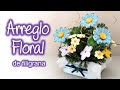 Arreglo Floral de filigrana, Quilling flowers arrangement