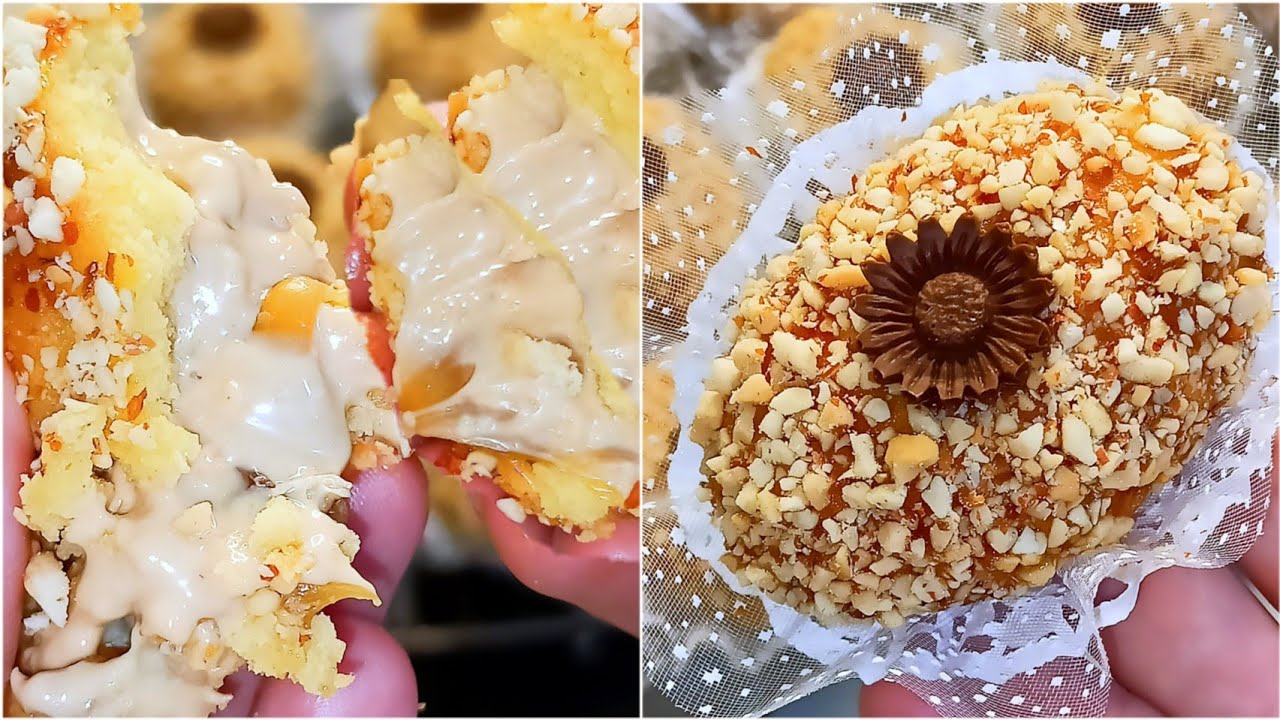 الاناقة والبساطة😍 تجتامع في هاذ الحلوى الي ماتقدروش ماديروهاش في هاذ العيد حلوة محشية بحشوة  spécial