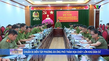 Chuẩn bị diễn tập phương án ứng phó thảm họa cháy lớn khu dân cư