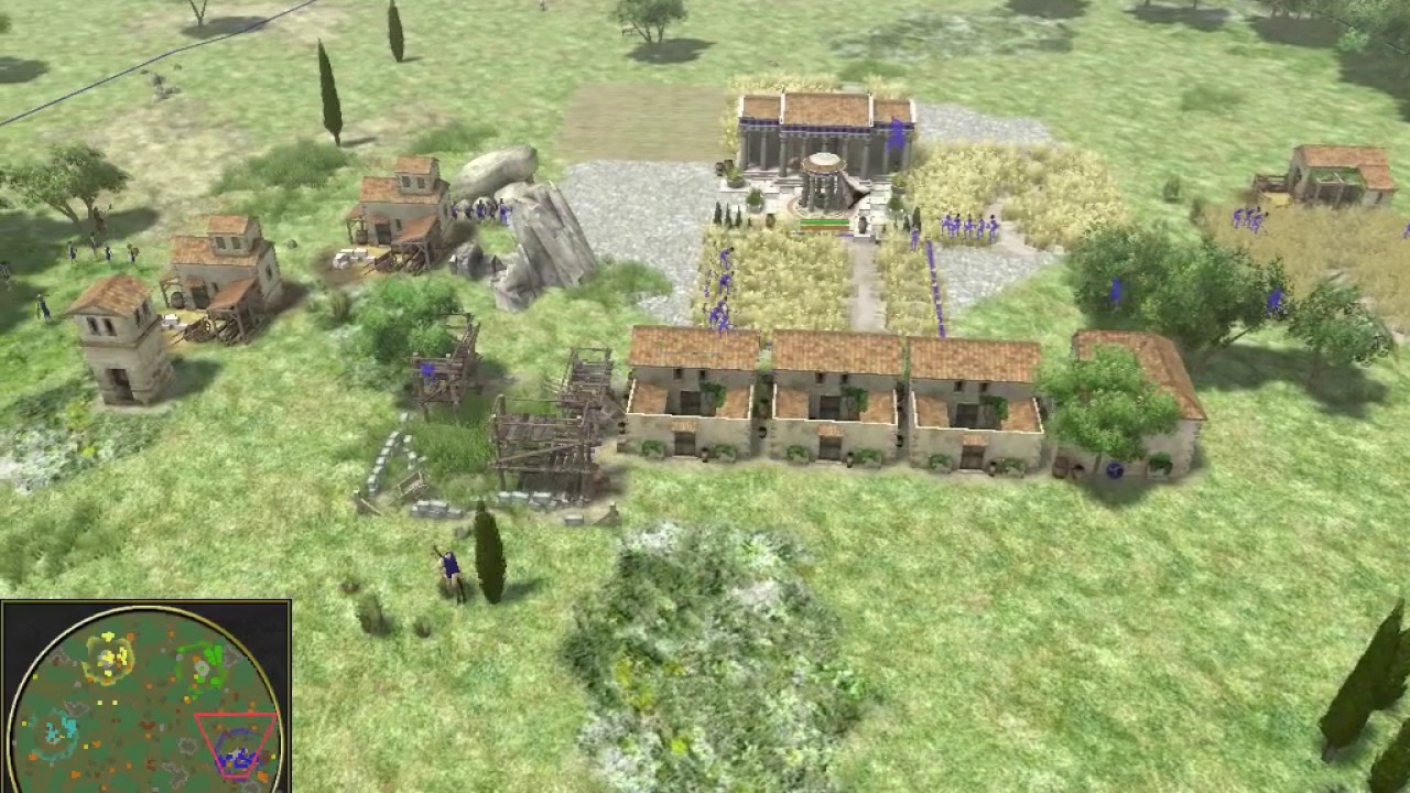 0 A.D. Alpha 21 - Gameplay Commentary 3v3 (Team Roles)