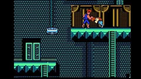 Video Game Glitch 198D: Double Dragon (NES) Enemy Falls While He