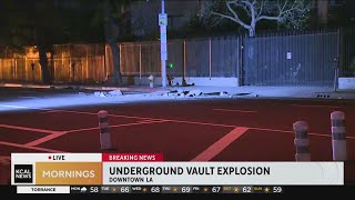 Vault explosion knocks out power to downtown area