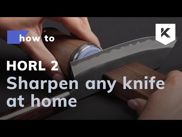 How to: sharpening your knives with a HORL 2. Knivesandtools explains!