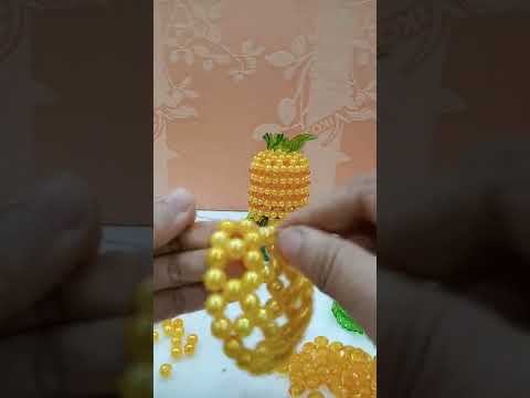 Video cách làm đèn ngủ quả dứa bằng hạt cườm - youtube
