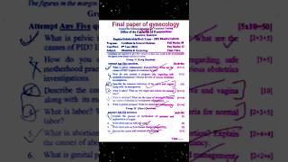 HA 2nd Year Gynecology Final Question Paper | CTEVT Board Exam Preparation 2082 | #shorts #ctevt