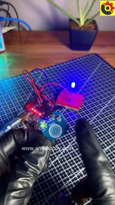 Touch sensor with Arduino UNO board #arduinoproject #arduino #sritu ...