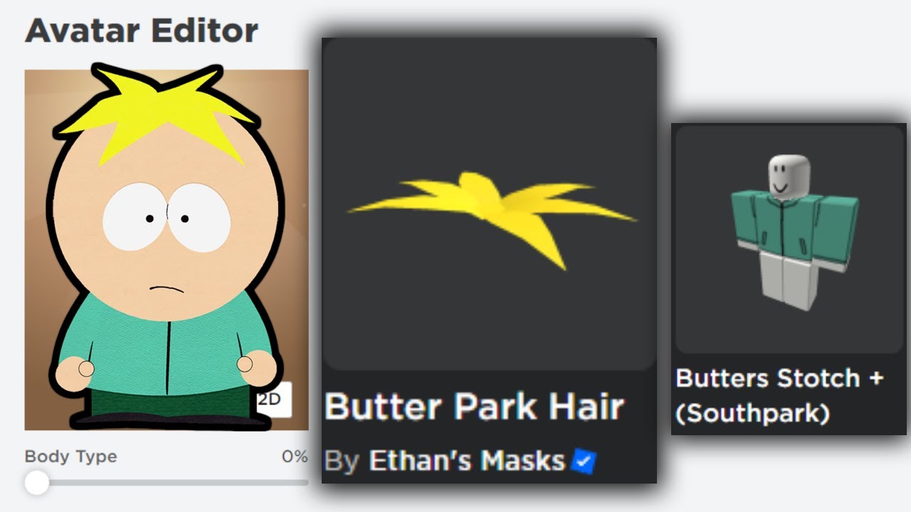 How to Look Like Butters Stotch in Roblox YouTube