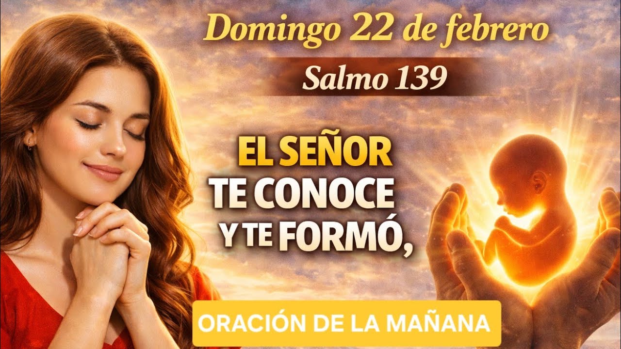 Oración poderosa de hoy el señor te conoce y te formó. 