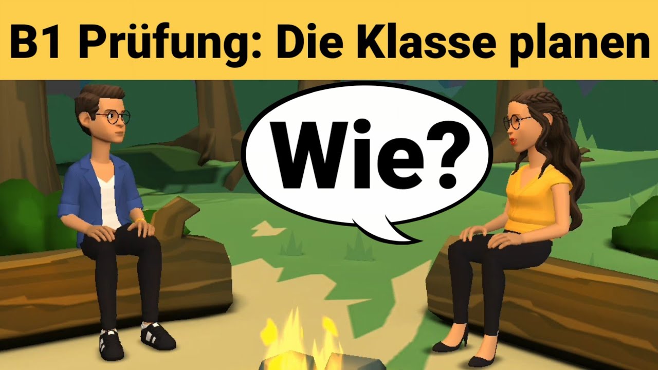 Mündliche Prüfung Deutsch B1 | Gemeinsam etwas planen/Dialog |sprechen