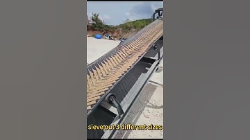 70t/h 2 decks vibrating screen on-site working video #quarry #screen #crusher