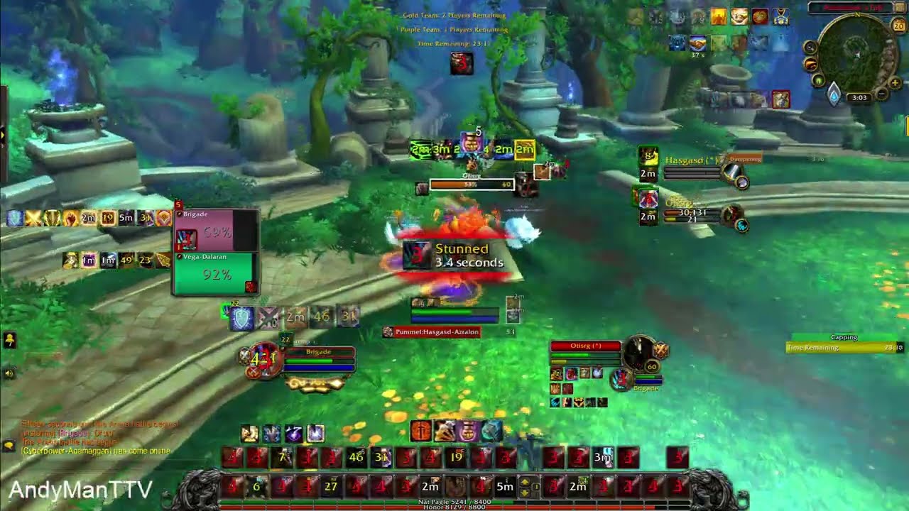 Brigade - Arena Skirmish 2v2 Paladin/Monk vs Warrior Druid